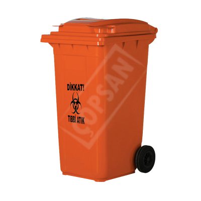 240 lt Plastik Tıbbı Atık Konteyneri