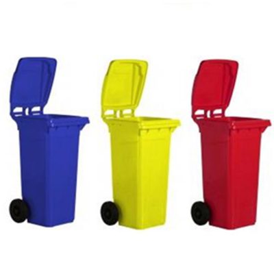 120 Lt Plastik – Kağıt – Metal – Cam Geri Dönüşüm Konteyneri