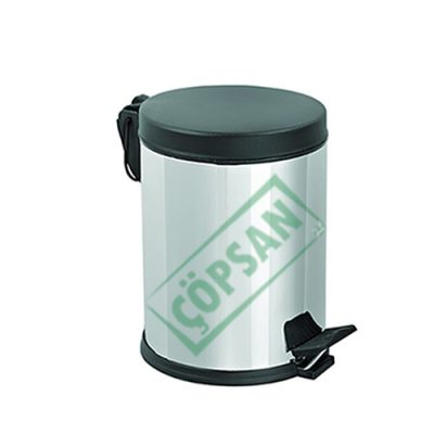 12 lt Pedallı Plastik Kapaklı Çöp Kovası